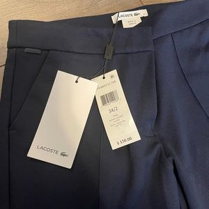 Lacoste Navy blue size 34/2 slim ankle dress pants
